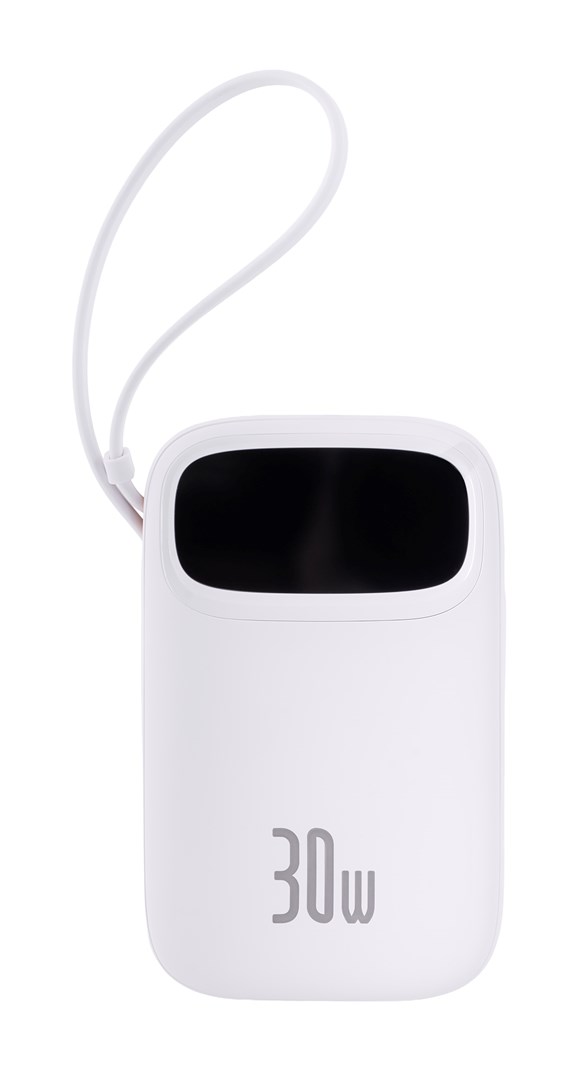 Powerbank Baseus QPow 2 10000mAh 30W 2xUSB-C (biały)