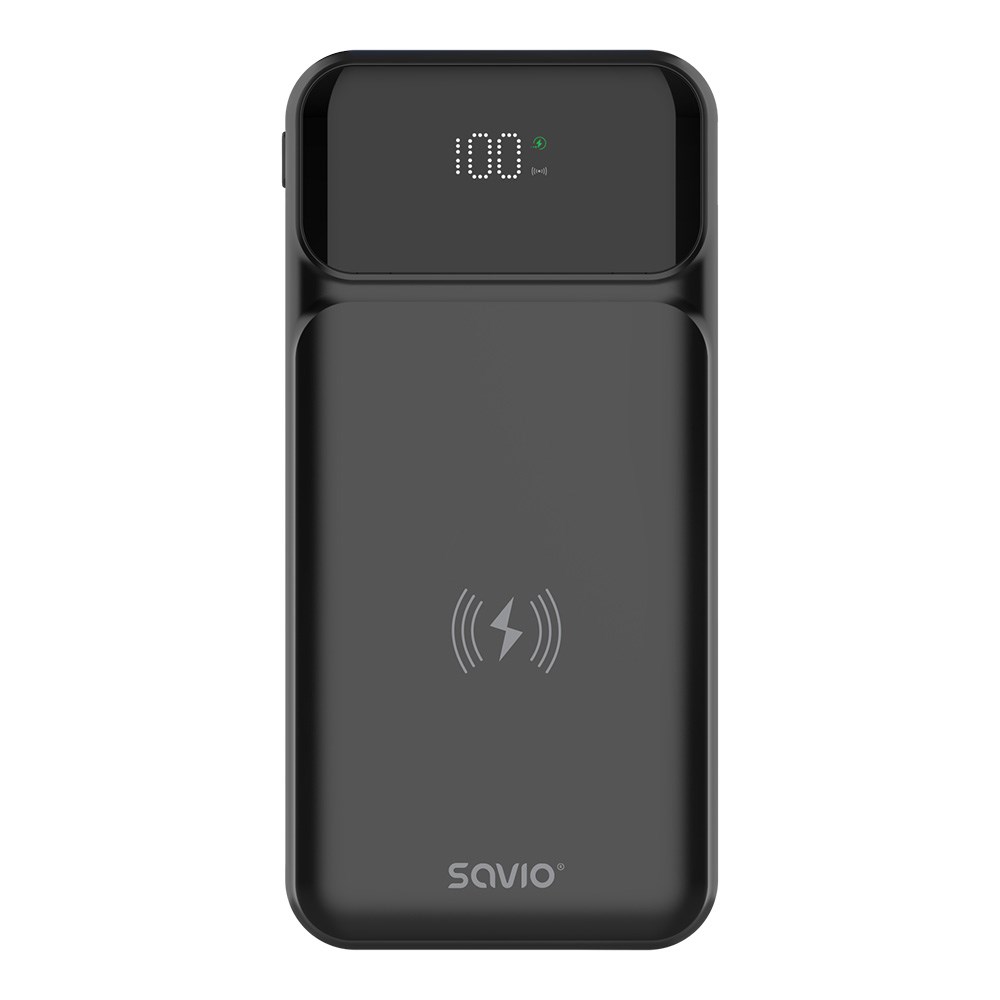 SAVIO POWERBANK 10000 MAH CZARNY BA-09