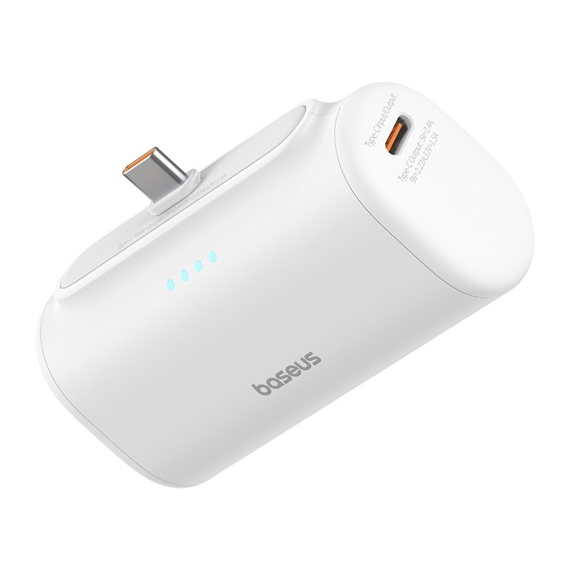 Powerbank Baseus Compact 5000mAh USB-C (biały) - obrazek 4