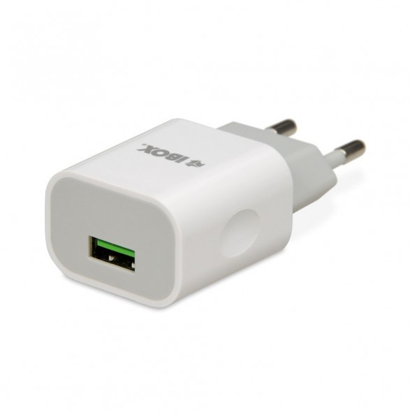 Ładowarka sieciowa IBOX C-35 1A WHITE ILUC35W (USB; kolor biały) - obrazek 4