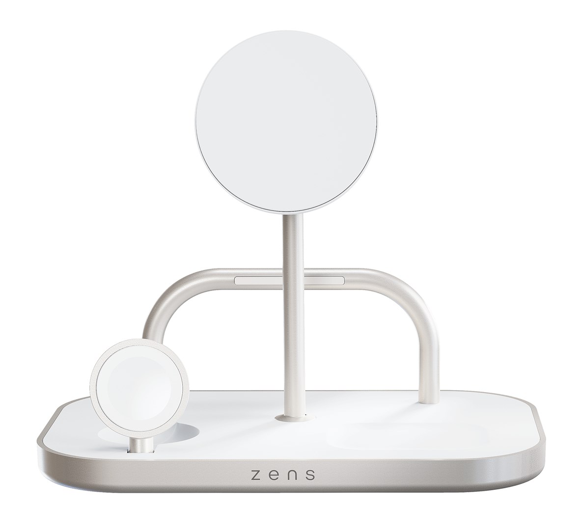 Ładowarka ZENS ZEDC29W/00, Wewnątrz, AC, USB, Ładowanie bezprzewodowe, 1 m, Srebrny, Biały - obrazek 3