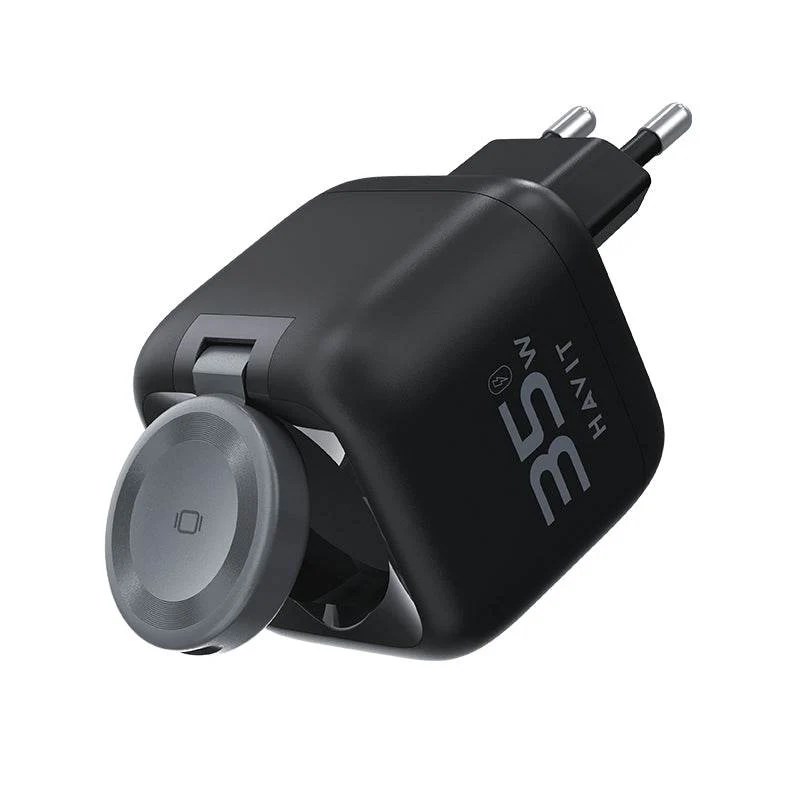 Ładowarka podróżna Havit UC250 z rozciąganym kablem (czarny) - obrazek 4