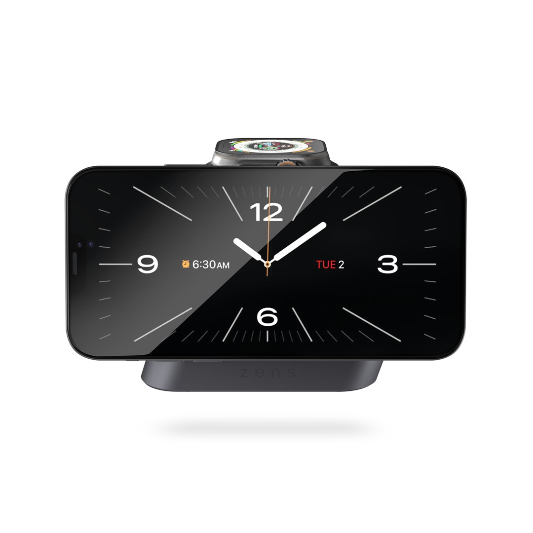 Słuchawki ZENS Nightstand Charger Pro 2 - Smartfon - Smartwatch AC Bezprzewodowe ładowanie Szybkie ładowanie w pomieszczeniu - obrazek 4