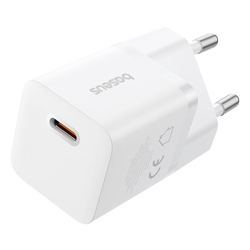 Ładowarka Baseus GaN5 mini 1C 25W+kabel USB-C biały - obrazek 4