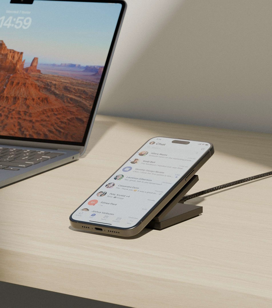 Native Union Rise Solo Qi2 Wireless Charger - bezprzewodowa ładowarka Qi2 15W kompatybilna z MagSafe - obrazek 3