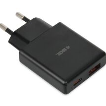 IBOX ŁADOWARKA UNIWERSALNA C-43 GAN PD30W SLIM USB A+C BLACK