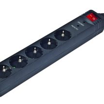 Listwa zasilająca ENERGENIE SPG5-C-5 (5 x VDE; 1,5m; kolor czarny)