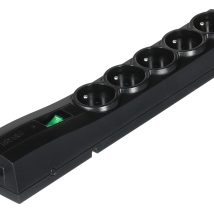 Listwa antyprzepięciowa Ever Classic 3,0m (5 x UTE; 10 A; kolor czarny) (T/LZ09-CLA030/0000)