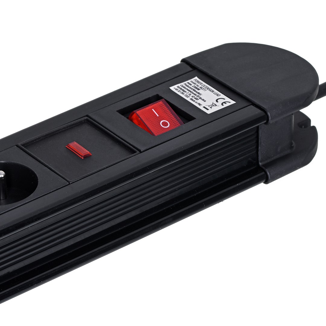 MACLEAN LISTWA ZASILAJĄCA 8 GNIAZD Z 1 WYŁĄCZNIKIEM MCE11 - obrazek 4