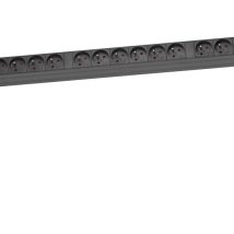 Rozdzielacz zasilania PDU 18 x gniazdo sieciowe 0U Czarny