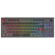 Montech MKey TKL klawiatura Gaming USB Bordowy, Ciemny Szary