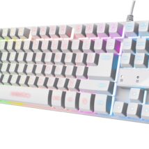 Klawiatura gamingowa TRUST GXT833W THADO TKL US White