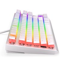 Klawiatura gamingowa ENDORFY Thock TKL Pudding Onyx White Red RGB