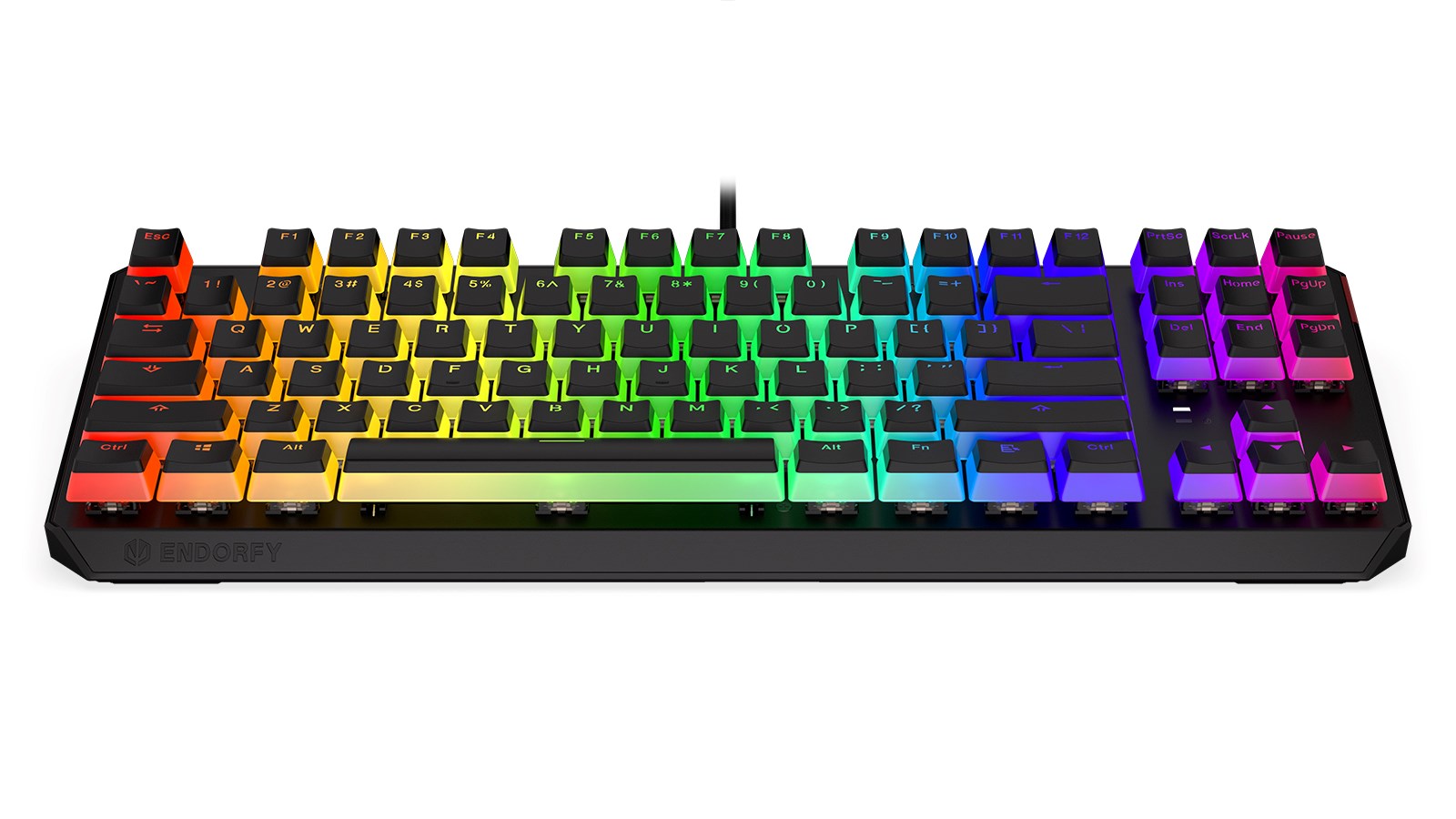 Klawiatura gamingowa ENDORFY Thock TKL Pudding Blue RGB - obrazek 4