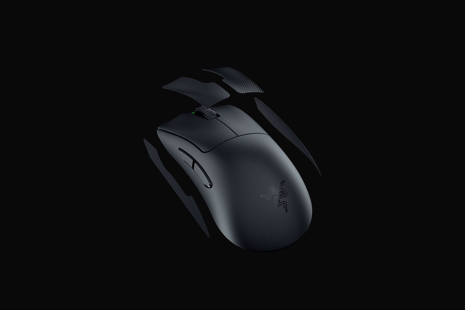 Razer DeathAdder V3 Pro myszka Gaming Po prawej stronie RF Wireless + USB Type-C Optyczny 30000 DPI - obrazek 4