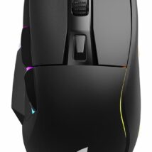 Mysz optyczna RGB Skiller SGM50W czarna + stacja