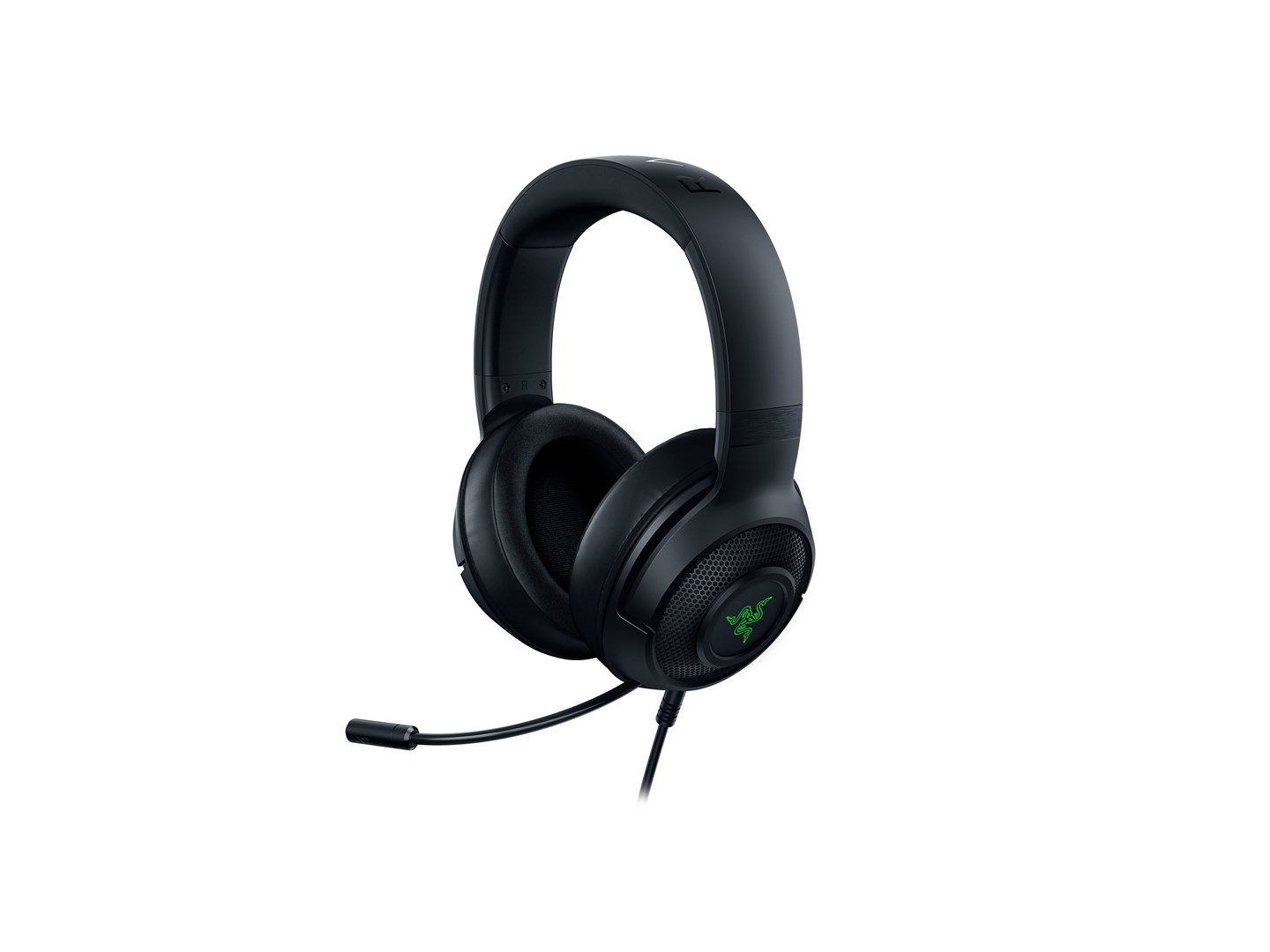 Zestaw słuchawkowy Razer Kraken V3, przewodowa opaska na głowę, Gaming, USB Typu-A, Czarny