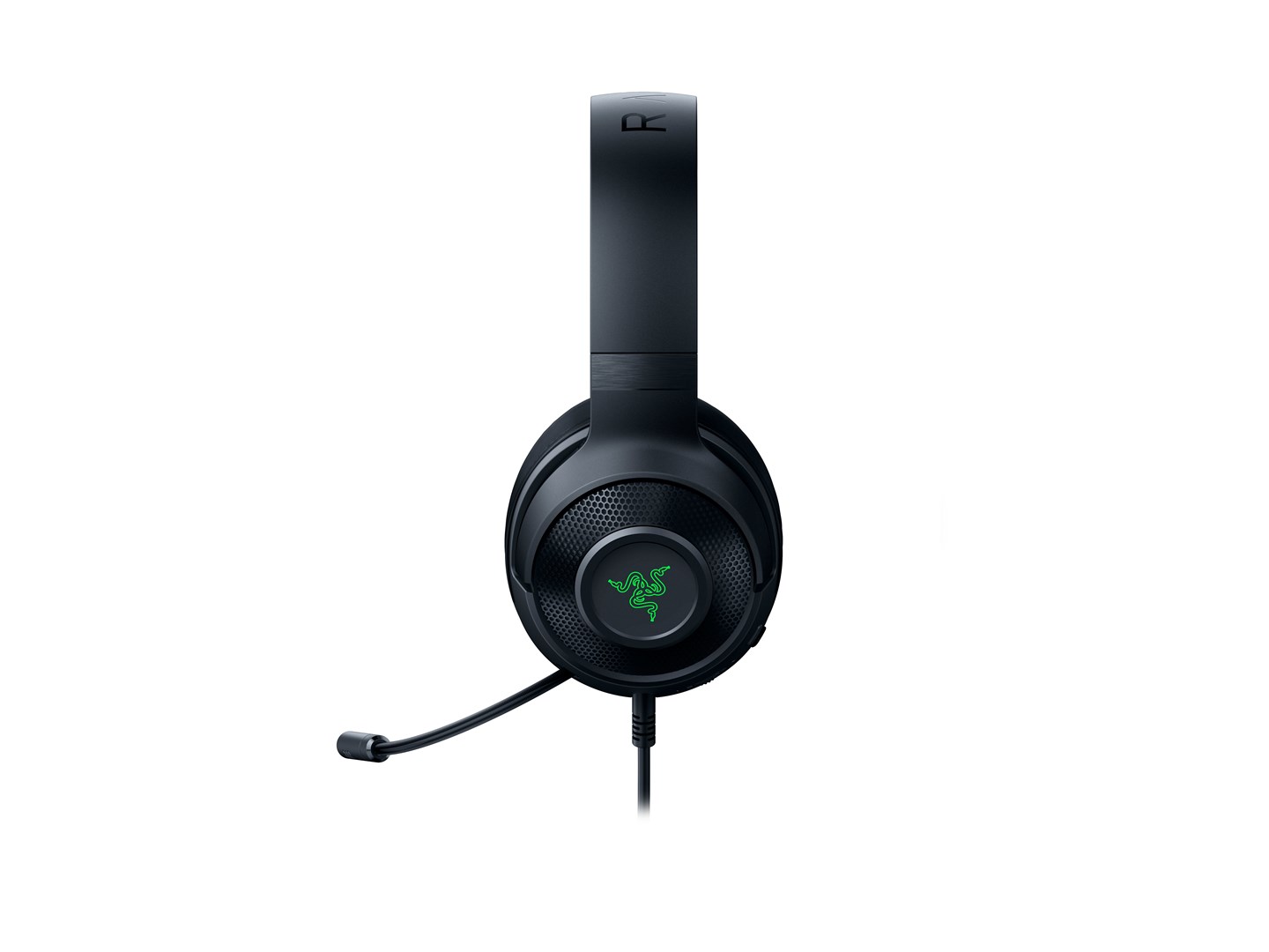 Zestaw słuchawkowy Razer Kraken V3, przewodowa opaska na głowę, Gaming, USB Typu-A, Czarny - obrazek 3