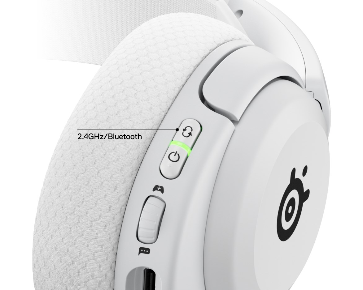 Słuchawki SteelSeries Gaming Headset Arctis Nova 5X Bluetooth Over-ear Microphone Noise canceling Wireless White - obrazek 3
