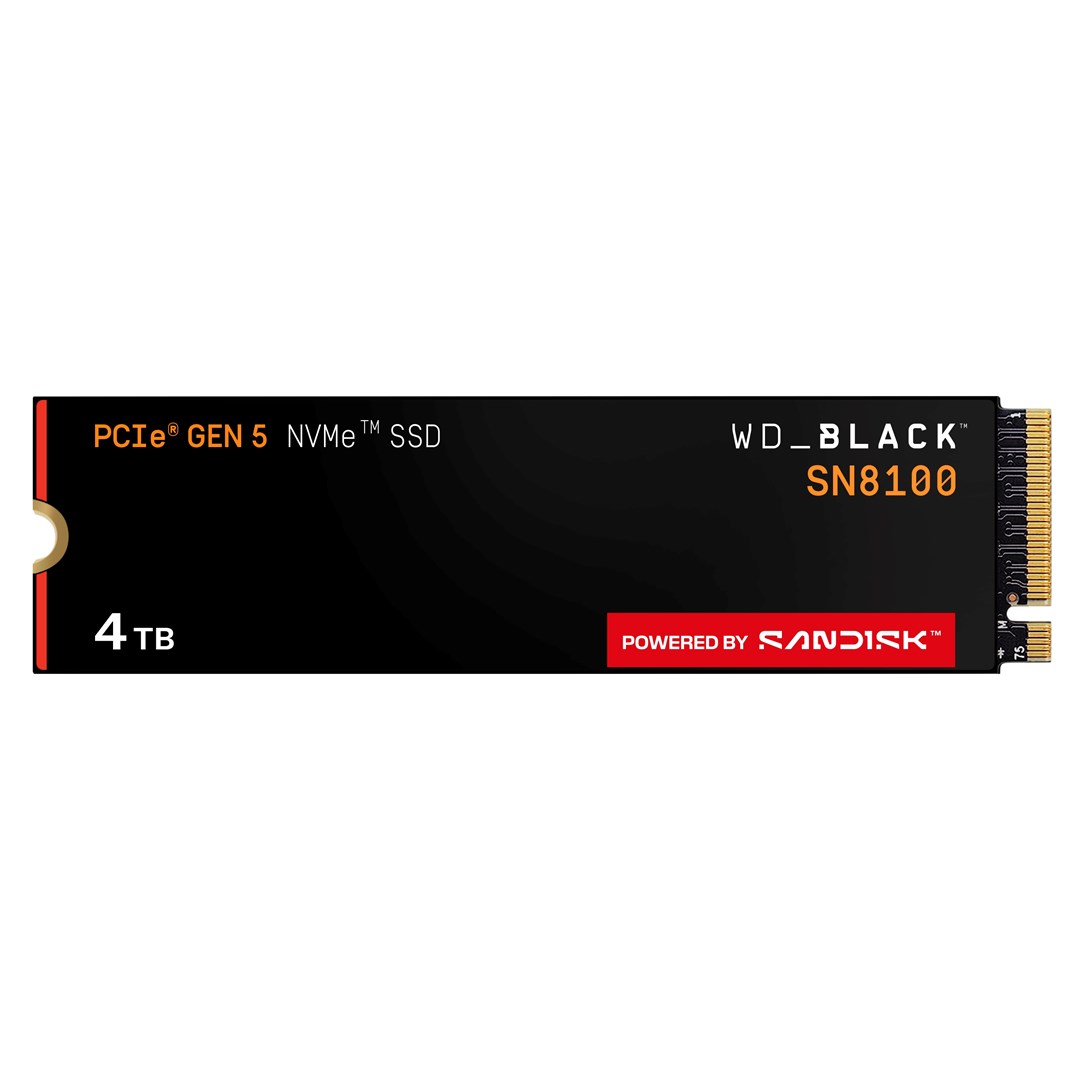 SSD WD Black SN8100 w/o HS 4TB WDS400T1X0M