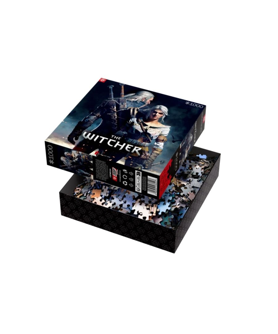 Puzzle Good Loot Gaming 1000 The Witcher: Geralt and Ciri - obrazek 3