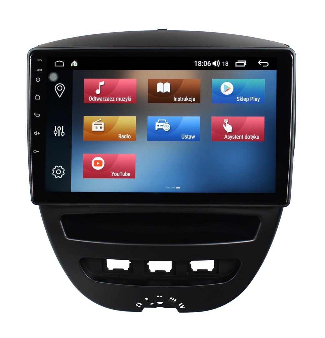 Radio nawigacja GPS do Citroen C1 2005-2014 na Androidzie