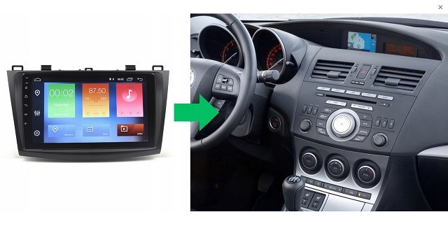 RADIO NAWIGACJA GPS MAZDA 6 2008-2012 ANDROID - obrazek 4