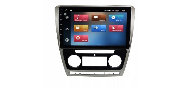 RADIO NAWIGACJA GPS SKODA OCTAVIA II 2004-2013 ANDROID