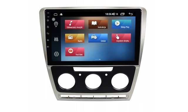 RADIO NAWIGACJA GPS SKODA OCTAVIA II 2004-2013 ANDROID - obrazek 3