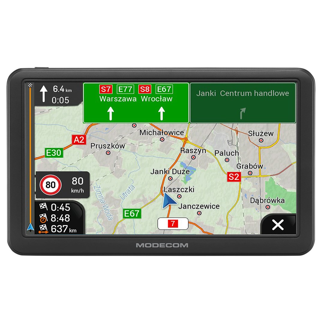 MODECOM FREEWAY CX 7.4 NAWIGACJA DO SAMOCHODÓW I CIĘŻARÓWEK IGO NAVIGATION TRUCK (EUROPA ROCZNA AKTUALIZACJA) - obrazek 4