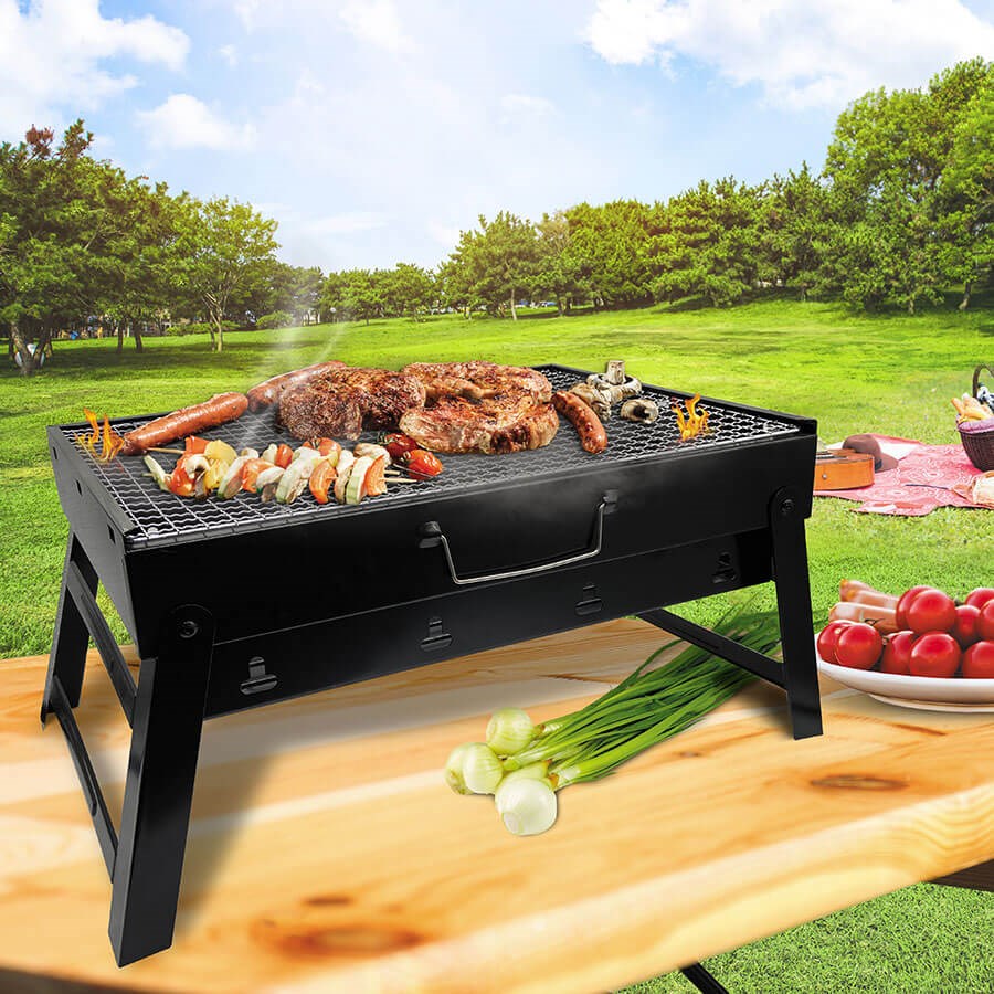 Grill składany walizkowy 43x29x22cm MAESTRO MR-1010 - obrazek 3