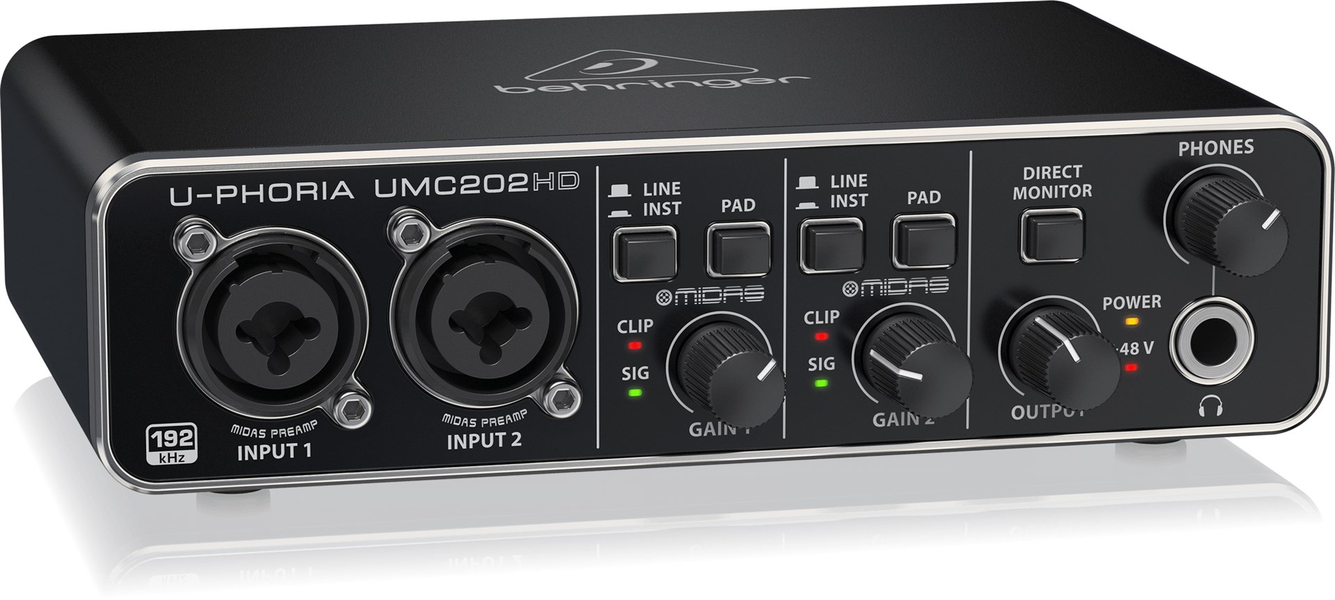 Behringer UMC202HD - Interfejs audio USB - obrazek 4