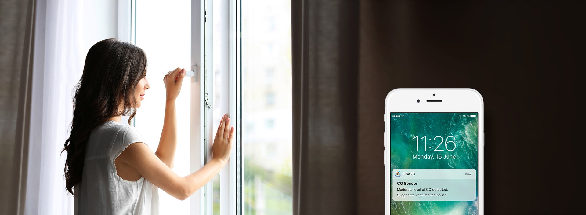 FIBARO Czujnik tlenku węgla CO Sensor FGCD-001 (wewnętrzny; Z-Wave; kolor biały) - obrazek 4