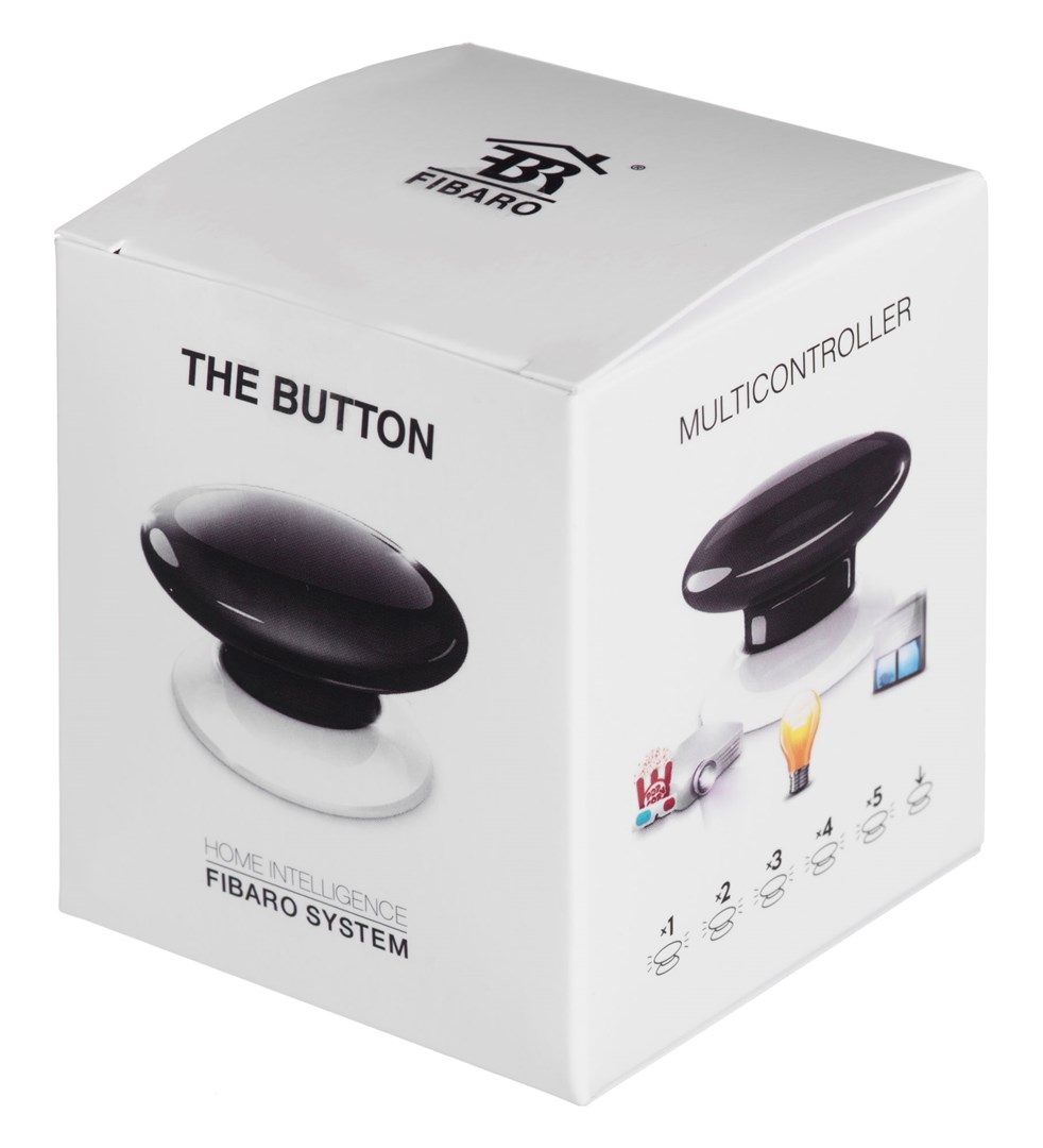 FIBARO Przycisk The Button FGPB-101-2 ZW5 (Bluetooth, Z-Wave; kolor czarny) - obrazek 4