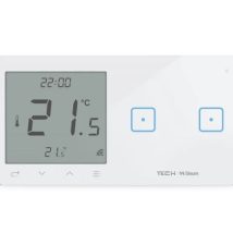 Bezprzewodowy włącznik światła podwójny z regulatorem pokojowym biały WSR-02L Tech Sterowniki