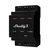 Inteligentny przełącznik Shelly „Pro 3” WLAN & LAN switching drive 3 x 16 A