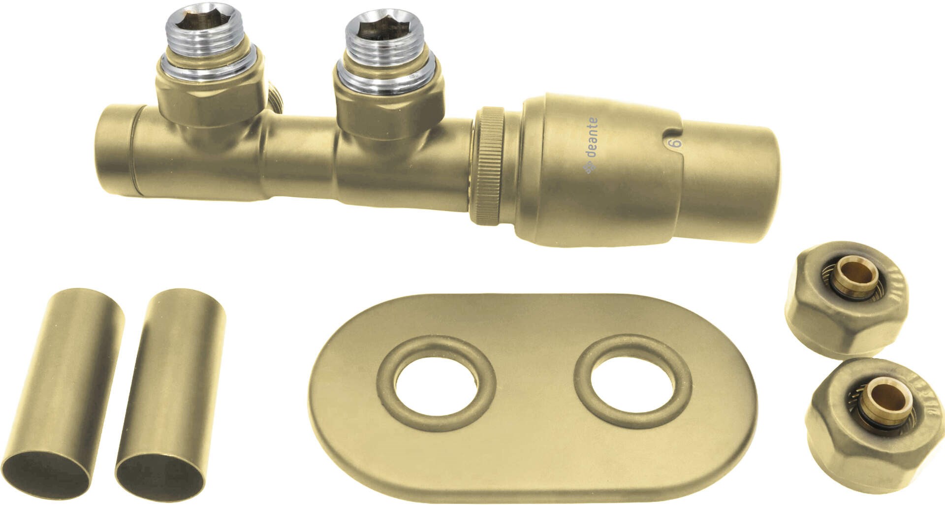 Zawór termostatyczny do grzejnika łazienkowego - prawy