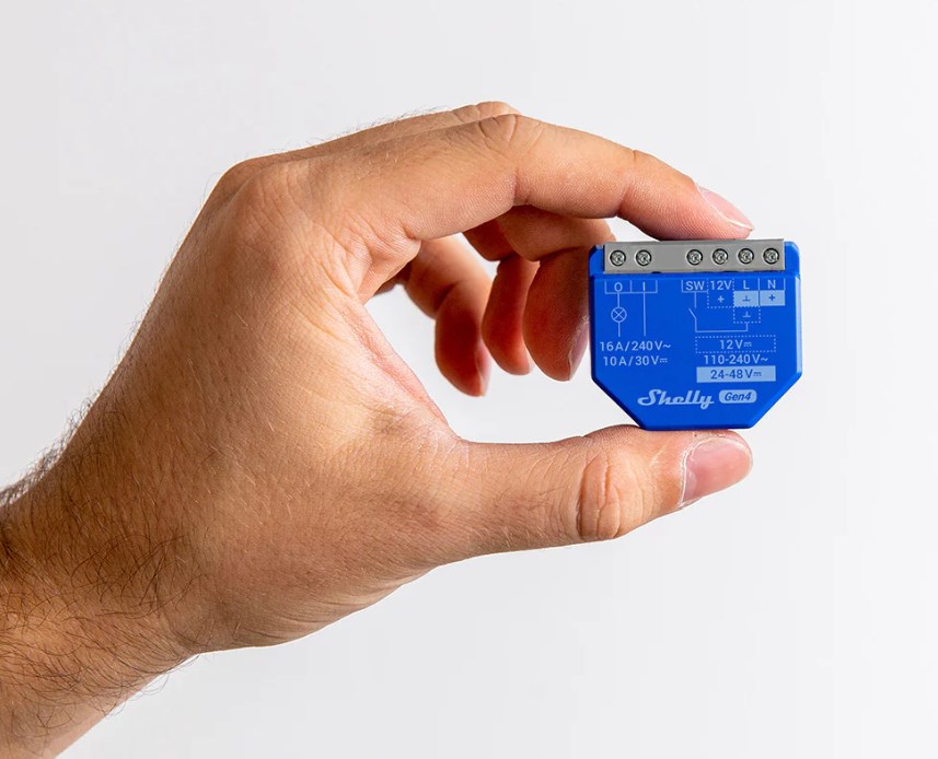 Przekaźnik WiFi jednokanałowy Shelly 1 Gen4 2-pack - obrazek 3