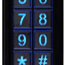 Zamek szyfrowy EURA AC-30C7 czarny