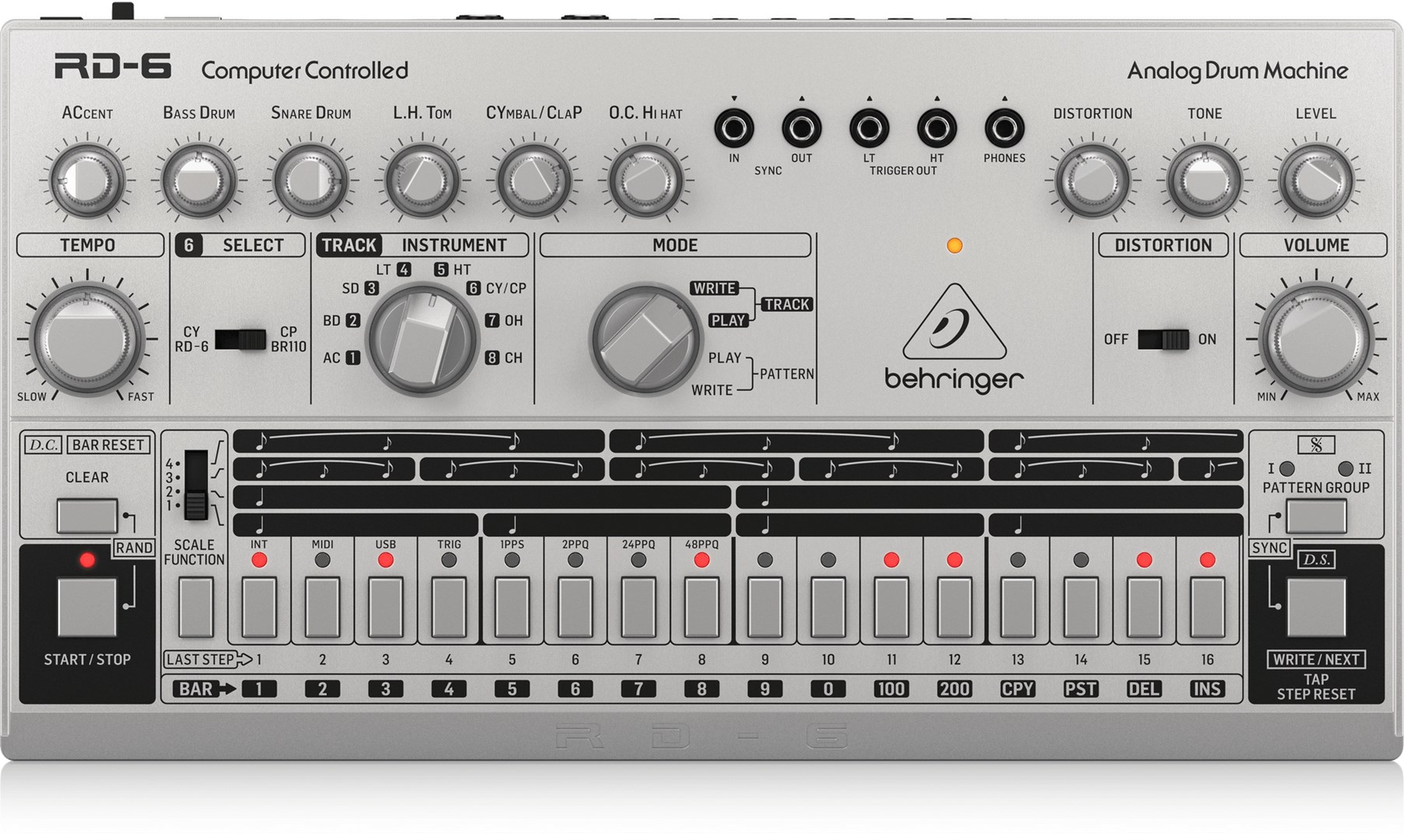 Behringer RD-6-SR Maszyna perkusyjna - srebrny