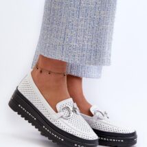 Mokasyny Model S.Barski LR750 White – Step in style