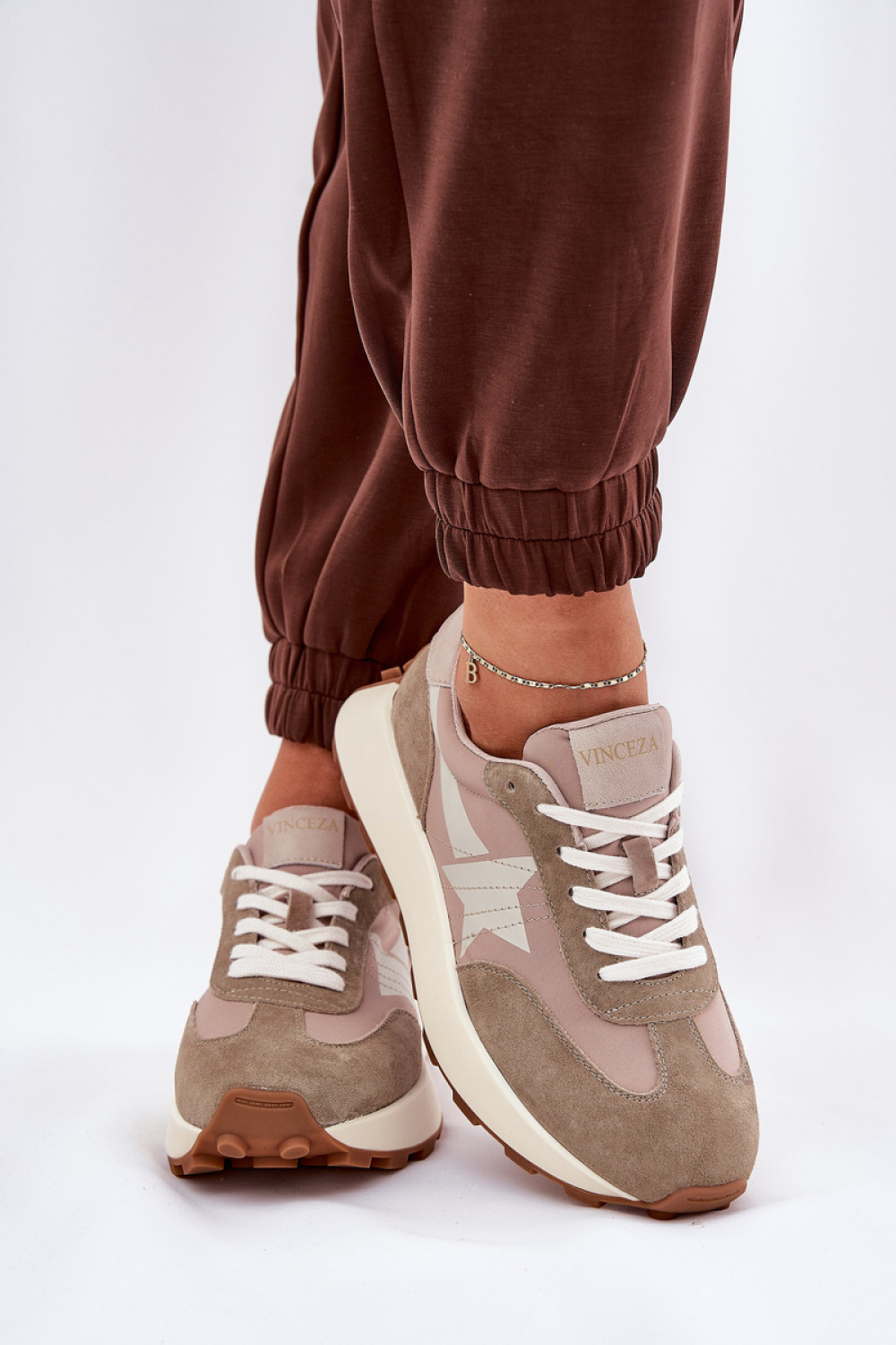 Buty Sportowe Model Vinceza 66720 Beige - Step in style - obrazek 3