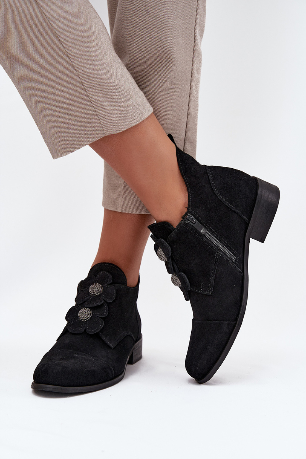 Półbuty Model Zazoo 3080 Black - Step in style - obrazek 3