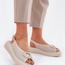 Sandały Model S.Barski LR51-786 Beige – Step in style