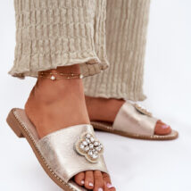 Sandał Klapki Model S.Barski KV51-087 Gold – Step in style