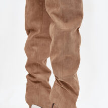 Kozaki Model Ysolienne 3307 Beige Zamsz – Step in style