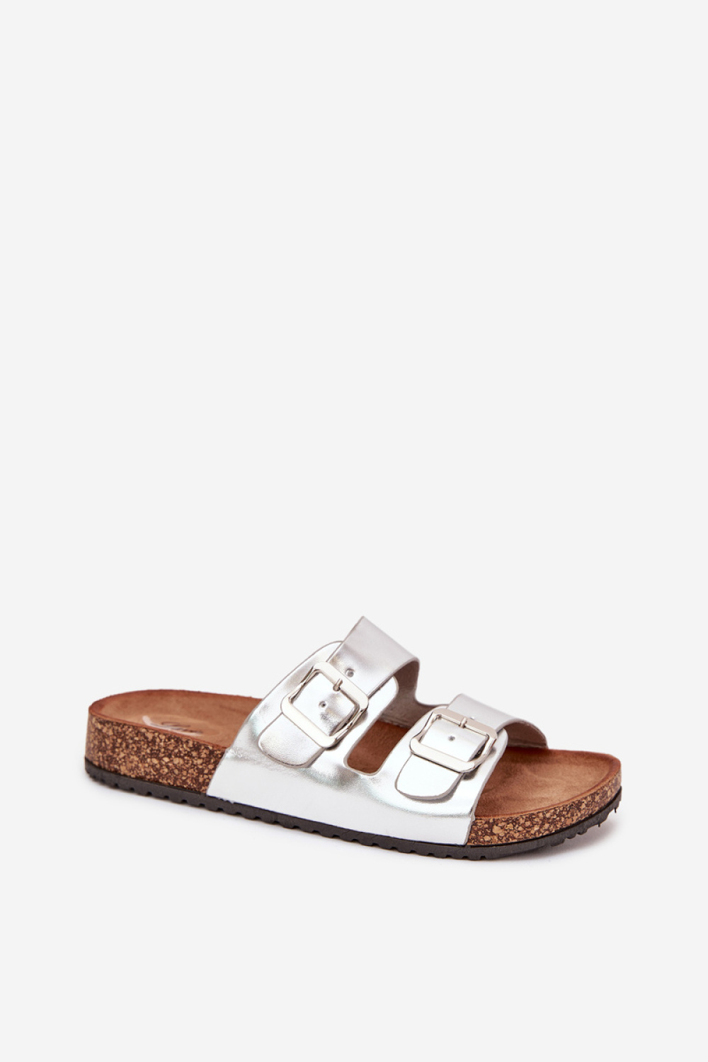 Sandał Klapki Model Vesina WD302 Silver - Step in style - obrazek 2