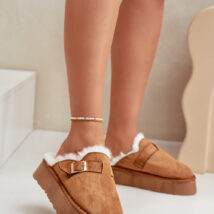 Kapcie Model Linneola FA-185 Camel – Step in style