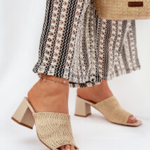 Sandał Klapki Model Ciariloria FY35-6 Beige – Step in style