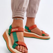 Sandały Model Big Star NN274A053 Green/Orange – Step in style
